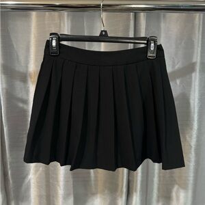 Black Pleated Skort